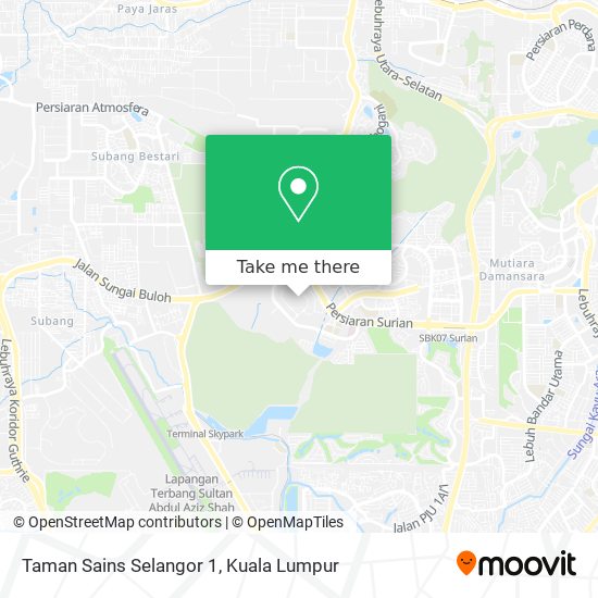 Taman Sains Selangor 1 map