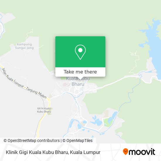 Peta Klinik Gigi Kuala Kubu Bharu
