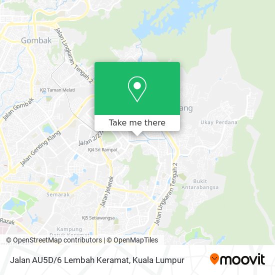 Jalan AU5D/6 Lembah Keramat map