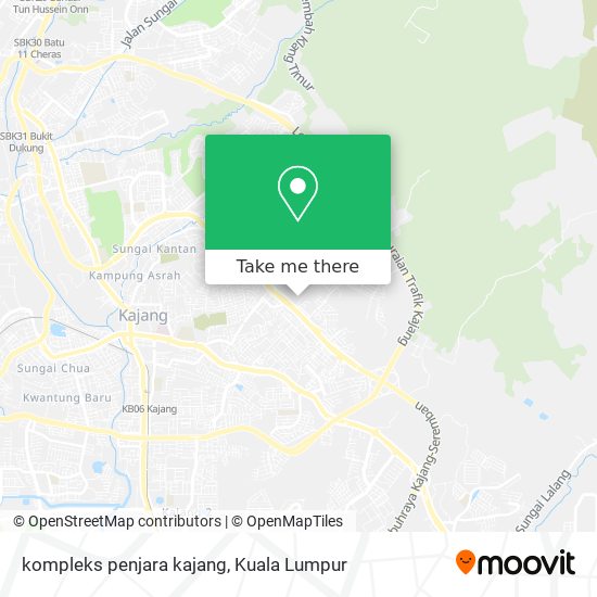 Peta kompleks penjara kajang