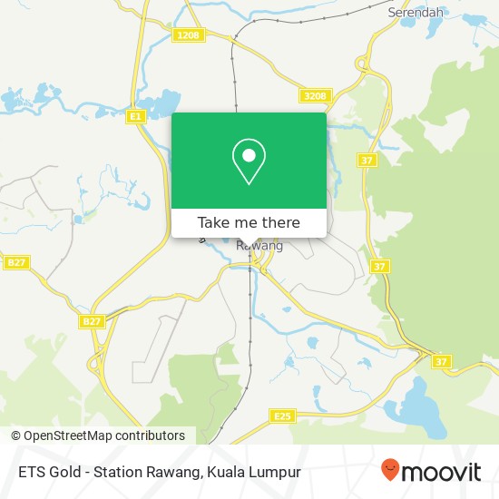 Peta ETS Gold - Station Rawang