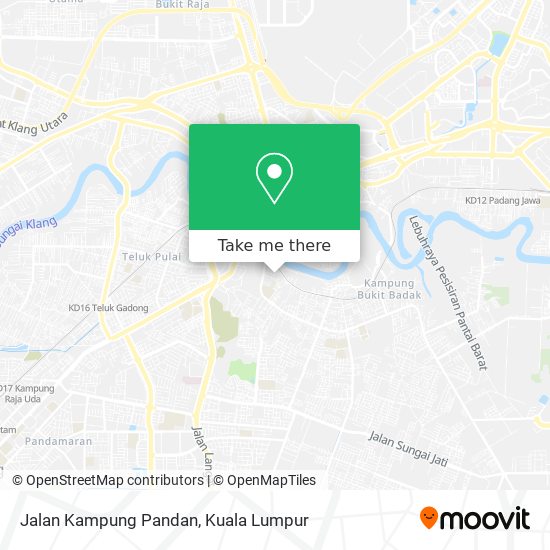 Jalan Kampung Pandan map