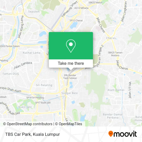 TBS Car Park map