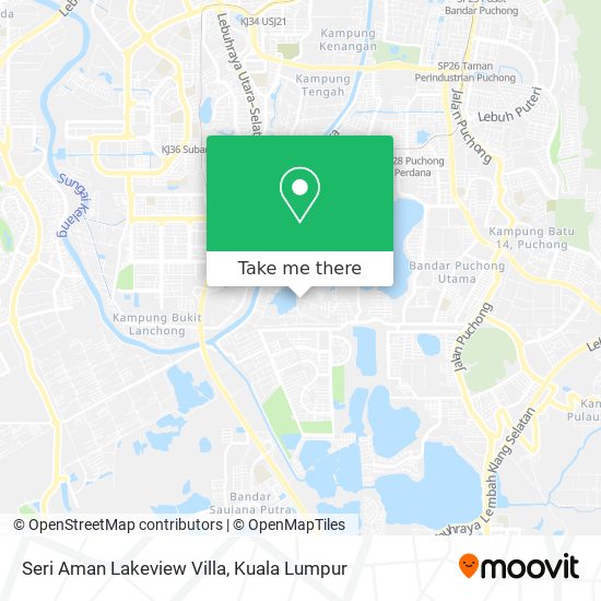 Seri Aman Lakeview Villa map