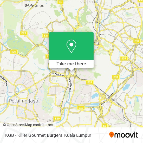 KGB - Killer Gourmet Burgers map
