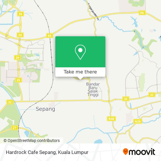 Hardrock Cafe Sepang map