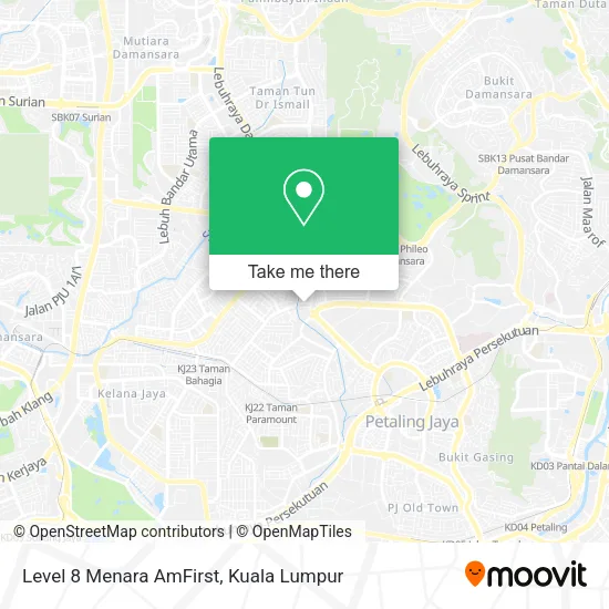 Level 8 Menara AmFirst map