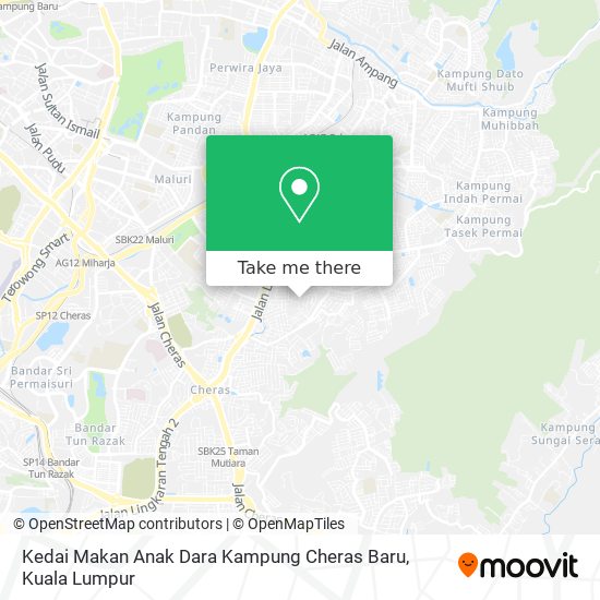 Kedai Makan Anak Dara Kampung Cheras Baru map