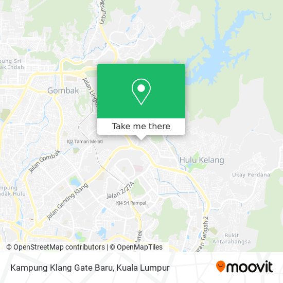 Peta Kampung Klang Gate Baru