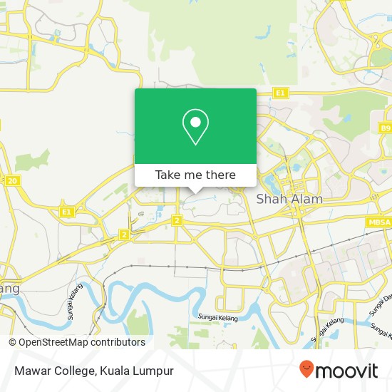 Mawar College map