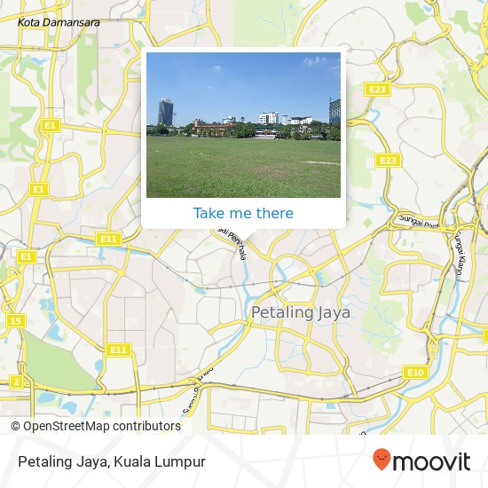 Petaling Jaya map