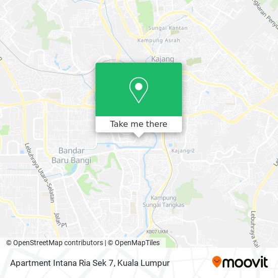 Apartment Intana Ria Sek 7 map