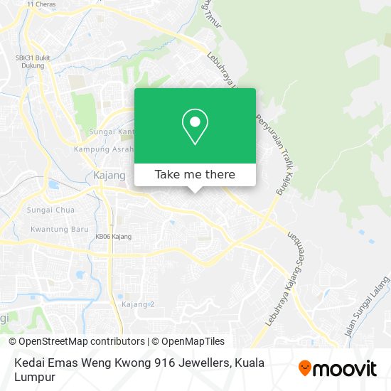 Kedai Emas Weng Kwong 916 Jewellers map