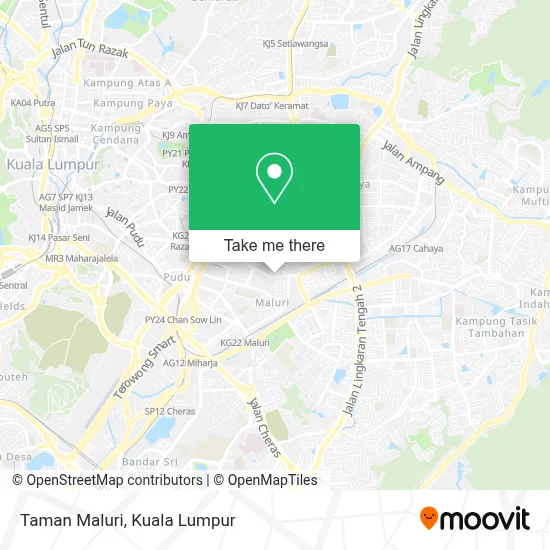 Bagaimana untuk pergi ke Taman Maluri di Kuala Lumpur menggunakan bas ...