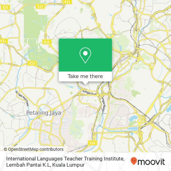 Peta International Languages Teacher Training Institute, Lembah Pantai K.L