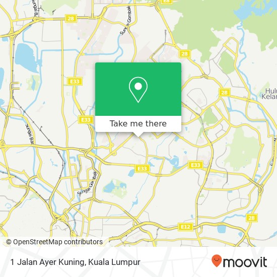 1 Jalan Ayer Kuning map