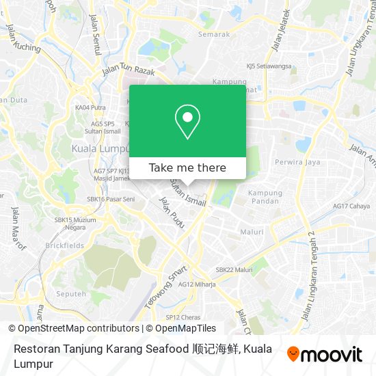 Restoran Tanjung Karang Seafood 顺记海鲜 map