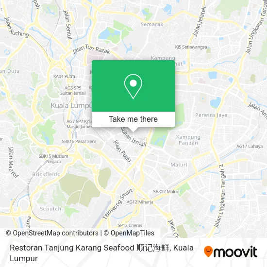 Restoran Tanjung Karang Seafood 顺记海鲜 map