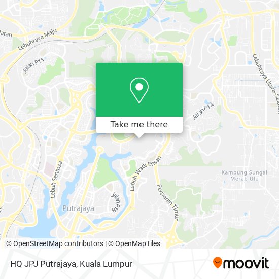 HQ JPJ Putrajaya map