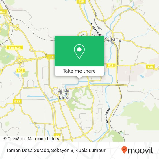 Taman Desa Surada, Seksyen 8 map