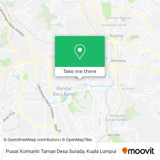 Peta Pusat Komuniti Taman Desa Surada