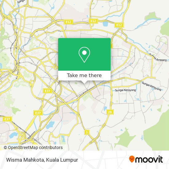 Wisma Mahkota map