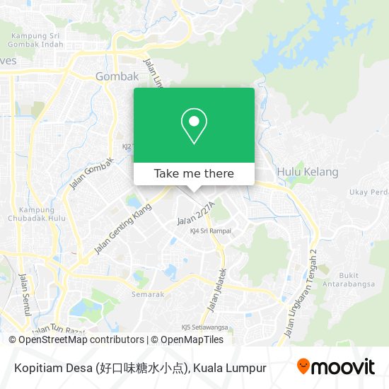 Kopitiam Desa (好口味糖水小点) map