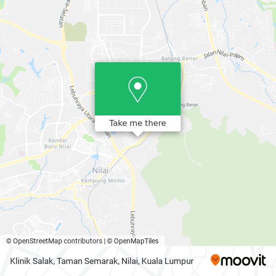 Peta Klinik Salak, Taman Semarak, Nilai