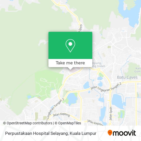 Perpustakaan Hospital Selayang map