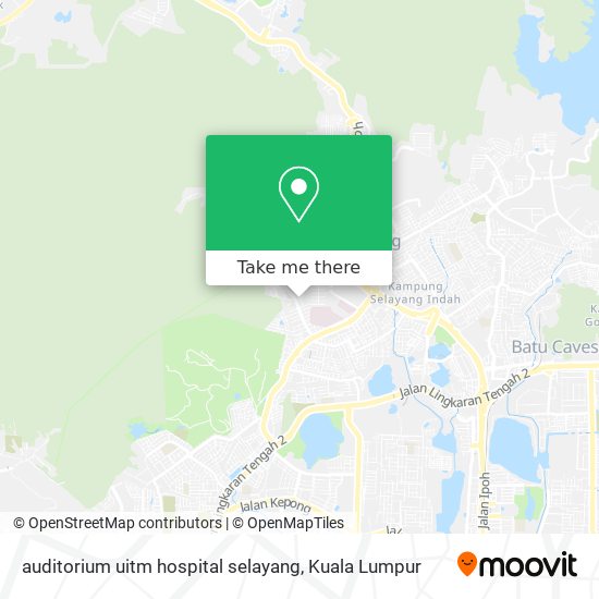 auditorium uitm hospital selayang map