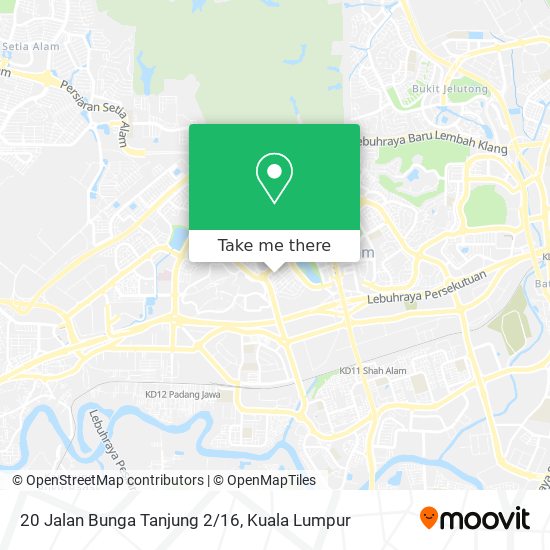 20 Jalan Bunga Tanjung 2/16 map