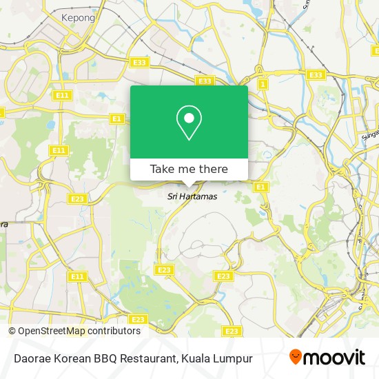 Daorae Korean BBQ Restaurant map