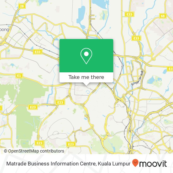 Matrade Business Information Centre map
