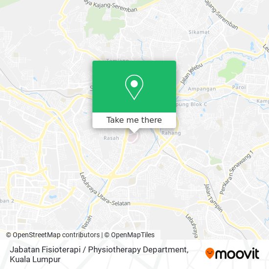 Jabatan Fisioterapi / Physiotherapy Department map