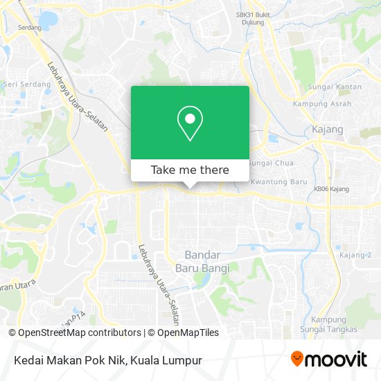 Kedai Makan Pok Nik map