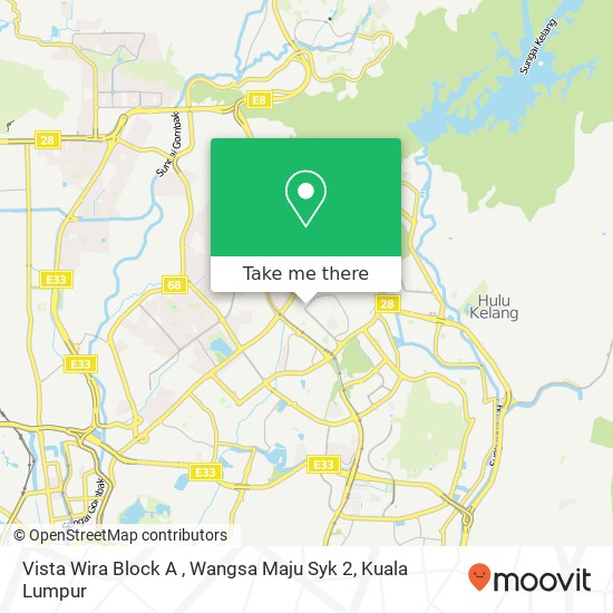 Vista Wira Block A , Wangsa Maju Syk 2 map