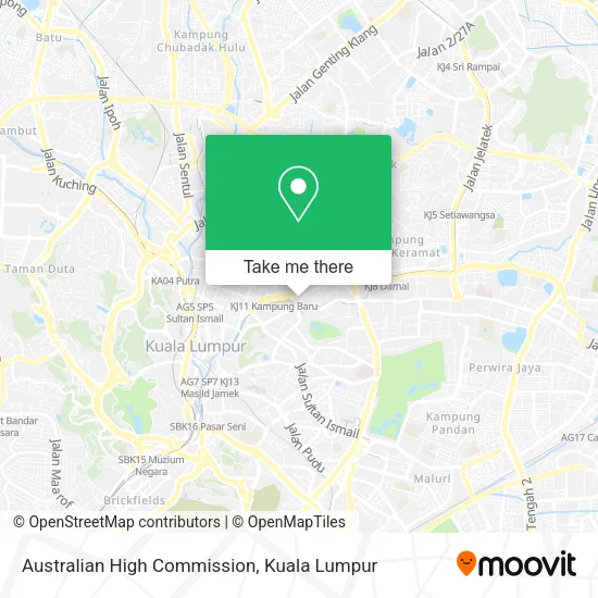 Australian High Commission map