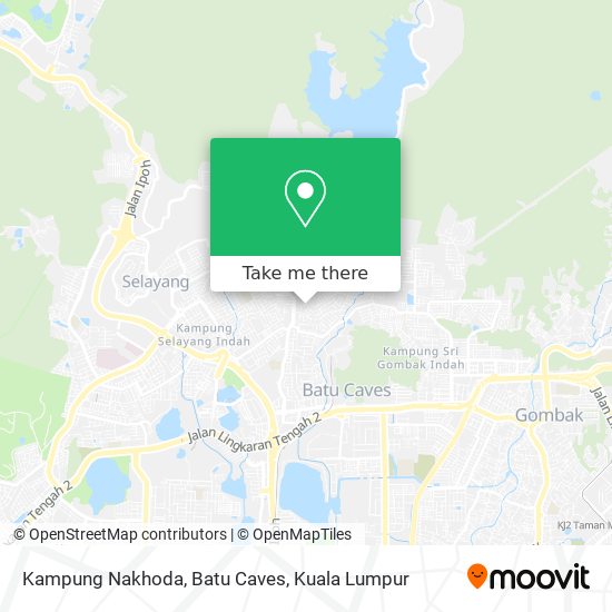 Peta Kampung Nakhoda, Batu Caves