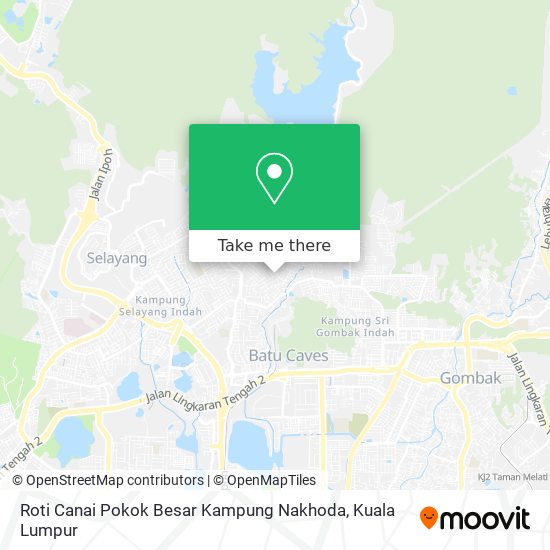Peta Roti Canai Pokok Besar Kampung Nakhoda