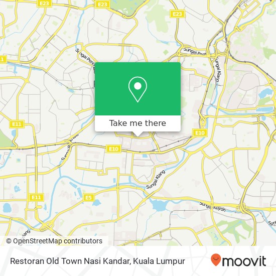 Restoran Old Town Nasi Kandar map