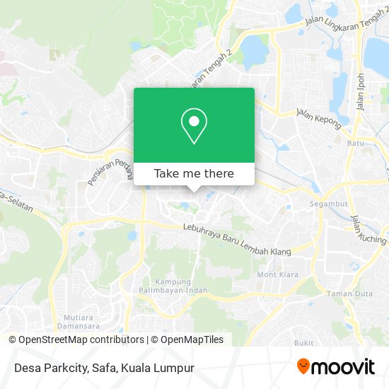 Desa Parkcity, Safa map