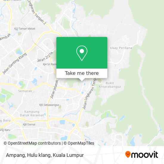 Peta Ampang, Hulu klang