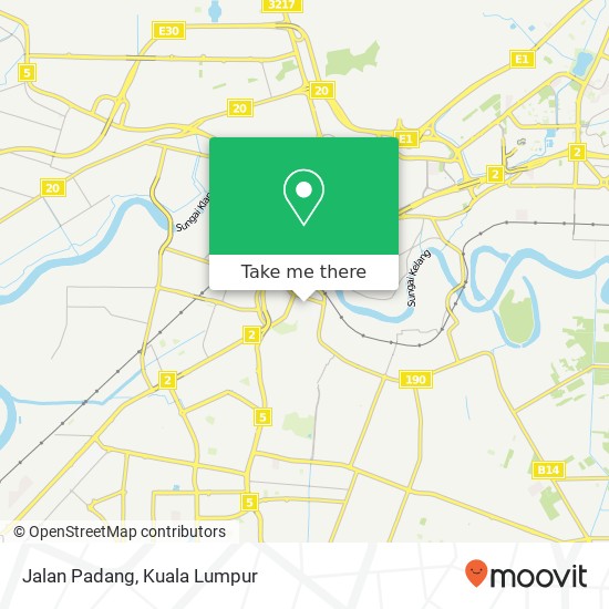Jalan Padang map