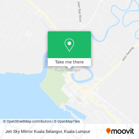 Jeti Sky Mirror Kuala Selangor map