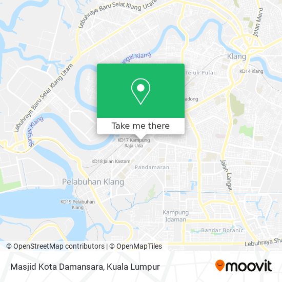 Peta Masjid Kota Damansara