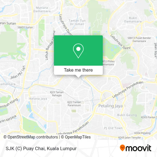 SJK (C) Puay Chai map