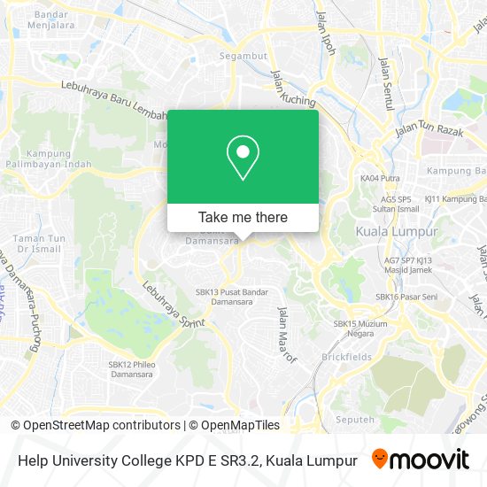 Help University College KPD E SR3.2 map