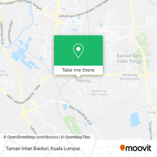 Peta Taman Intan Baiduri
