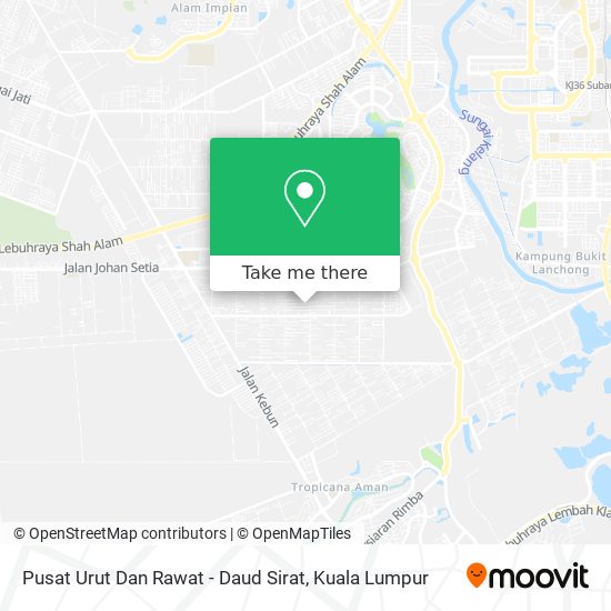 Pusat Urut Dan Rawat - Daud Sirat map