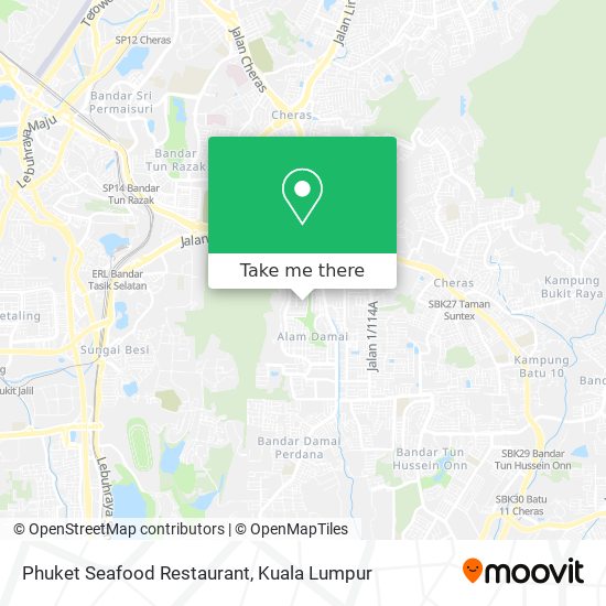 Phuket Seafood Restaurant map